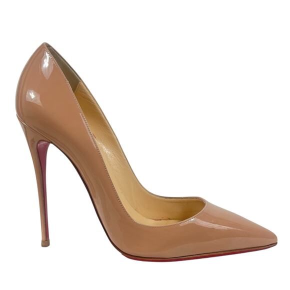 Christian Louboutin So Kate 120mm Patent Leather Pump Blush Size 39 - Picture 3 of 16